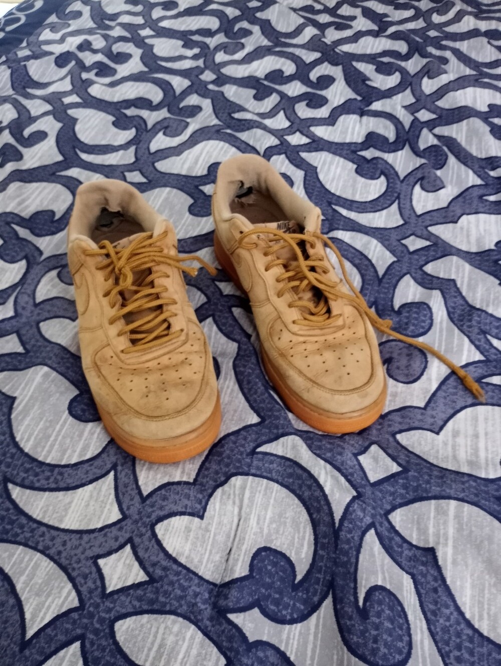 NIKE 2017 AIR FORCE 1 FLAX Mens Sneakers